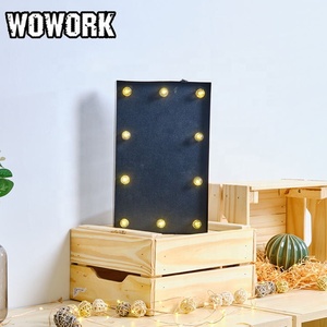 2025 wowork Nhà cung cấp nhà máy giáng sinh ngày kim loại marquee thư dấu hiệu ánh sáng cho trẻ em phòng tường treo - Product Image 4
