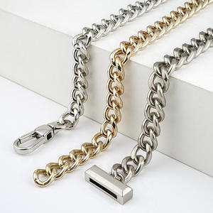 도매 핸드백 하드웨어 장식 금속 체인 가방 제작 액세서리용 금색 철 체인 - Product Image 4