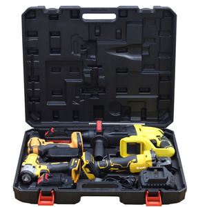 Bán Buôn Giá 18V 4 Miếng Trong 1 Combo Điện Tác Động Cờ Lê Máy Mài Góc Búa Khoan Không Dây Thiết Lập Công Cụ Chuyên Nghiệp Kit - Product Image 2