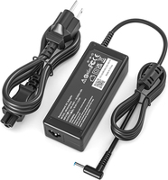Remplacement pour chargeur d'ordinateur portable HP 45W pour ordinateur portable HP Stream Pavilion Zbook, adaptateur secteur 45 watts, embout bleu, 19,5V 2,31A