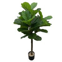Bonsai artificial de seda, venda quente, decoração para casa, ornamentais de seda, ficus, lyata, árvore baniana