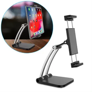 Großhandel 360 Grad einstellbar Aluminiumlegierung Handyhalter Computer Tablet-Ständer Mount Home Office Schreibtisch