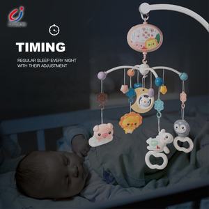 Juguete Musical Eléctrico con Control Remoto <span class=keywords><strong>para</strong></span> <span class=keywords><strong>Cuna</strong></span>, Giratorio, Móvil, con Proyector y Campana <span class=keywords><strong>para</strong></span> Bebés - Product Image 5