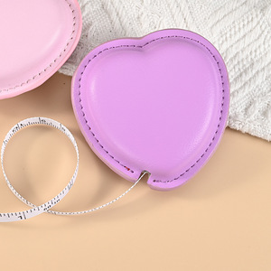 Hình Trái Tim Dầu Cạnh Da Băng Đo Nguồn Nhà Sản Xuất Bán Buôn Trong Kho Xách Tay Mini <span class=keywords><strong>PU</strong></span> Da Băng Đo - Product Image 2