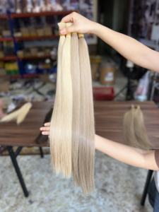 ผมเวียดนามแท้แบบขายส่ง ไม่ผ่านกระบวนการ จัดเรียงเกล็ดผม สำหรับทำวิกและต่อผม - Product Image 4