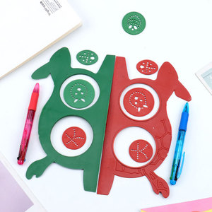 Tablero de dibujo Tortoise And Hare, regla educativa de plástico de 23 cm para niños de 3 a 6 años - Product Image 1