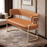 Sofá de Ocio y Sillón Doble para Restaurante, Cafetería, Salón de Billar y Asiento para Ver Partidos en Casa