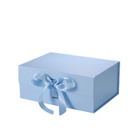 Boîte aux lettres d'emballage en papier cadeau d'abonnement en carton pliant de couleur personnalisée avec filiforme