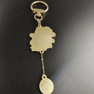 Llavero de metal personalizado con diseño de personaje de anime, chapado en oro rosa, esmaltado, para fans de <span class=keywords><strong>manga</strong></span>, venta al por mayor - Product Image 5