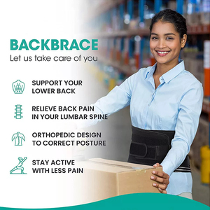 Ceinture de soutien lombaire médicale flexible et respirante avec sangle antidérapante pour soulager la douleur et améliorer la posture - Product Image 4