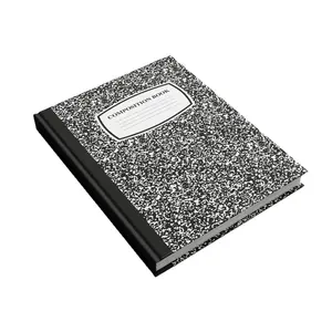 Livre de composition de notes personnalisées Cahier d'exercices à couverture souple Livres de composition B5 pour écoles