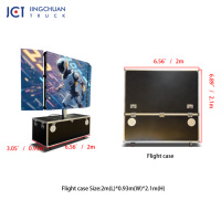 Écran LED portable JCT pour événements, publicité mobile, remorque LED, camion, affichage couleur intégrale, étanche IP65