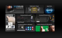 Mezclador de Video AVMATRIX SHARK S8X PLUS de 8 Canales 3G-SDI 4K HDMI con Pantalla LCD IPS de 17.3'', Transmisión NDI SRT, Grabación SATA SSD, PTZ para Transmisión
