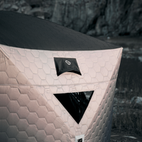 Wild Land Star Hub Tente Portable Pop Up Pêche Sur Glace Pêcheur Thermique Hub Abri Tente sauna tente pour L'hiver