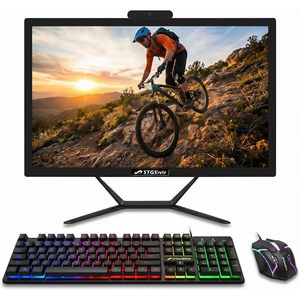 Computadora de Escritorio Todo en Uno StGSivir de 22 Pulgadas FHD, Intel Core I5, 16GB de RAM, 512GB SSD, Windows 11, para Uso Empresarial - Product Image 1