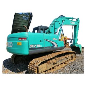 21 tonnes ont utilisé la SK210-8 d'excavatrice de kobelco, EXCAVATRICE ORIGINALE utilisée bon marché du JAPON de KOBELCO SK200 SK210 dans le bon conditionnn - Product Image 1
