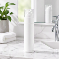 Tube de dentifrice sans air en plastique PP de 100 ml et 130 ml, flacon de dentifrice vide à pompe, logo personnalisé