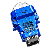 Nouvelle Lentille de Projecteur Bi-LED 24V à Monture Standard 3.0'' et Puissance Extrême 72W, avec Boîtier Bleu et Effet Cutoff Cristallin, pour Vente en Gros B2B (LHD)