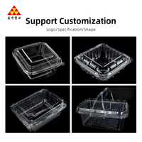 Fournisseur d'emballages en plastique transparent PET, différentes tailles, emballages alimentaires personnalisés en usine
