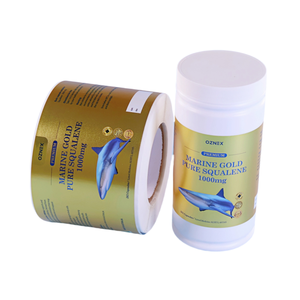 Etichette Personalizzate per Flaconi Contagocce, Adesivi per Integratori, Estratti Erboristici, Collagene Marino, Rimedi, Stampa in Lamina d'Oro - Product Image 1