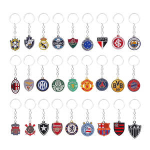 Porte-clés Équipe de Football Mondial 2026 – <span class=keywords><strong>Ballon</strong></span> de Football en PVC Souple, Pendentif en Alliage de Zinc et Caoutchouc pour les Fans de Football - Product Image 1