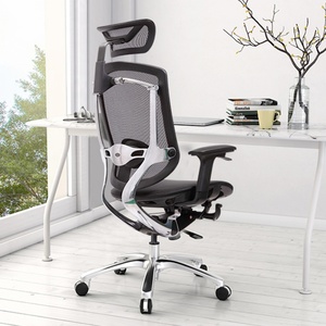 Mige Furniture Black Color Luxury All Mesh Lifting Reclining Swivel Modern Ergonomic <b>Desk</b> Boss Executive Office Chair - Product Image 1