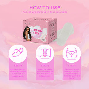 Менструальные прокладки с Йони травяная прокладка травы гигиеническая прокладка Йони натуральная китайская коробка дышащие прокладки для женщин - Product Image 5