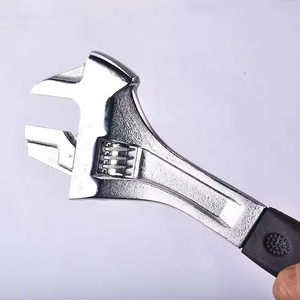 Multifunctional Adjustable Wrench 10" 12" Adjustable Heavy Duty Spanner Soft Grip CR-V Wrench Pipe <strong>Plumber</strong> <strong>Tool</strong> Patented Product - Product Image 5
