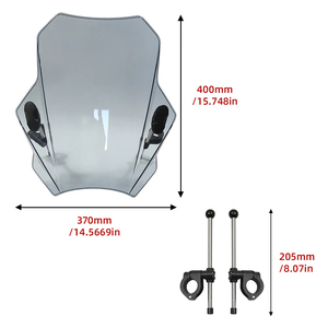 Parabrisas Universal para <span class=keywords><strong>BMW</strong></span>, YAMAHA, HONDA, KAWASAKI, Keeway, MACBOR, Royal y <span class=keywords><strong>VOGE</strong></span> - Product Image 4