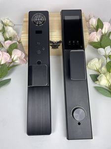 Serrure <span class=keywords><strong>de</strong></span> porte intelligente <span class=keywords><strong>de</strong></span> haute sécurité, couleur noire, pour Airbnb, maison, fabrication en usine, fonctionne avec l'application Wishome pour appartement - Product Image 2