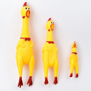 Juguetes para mascotas al por mayor, pollo chillón de gran tamaño, un juguete chirriante para bromas y alivio del estrés, hecho de material duradero y resistente a mordidas. - Product Image 1