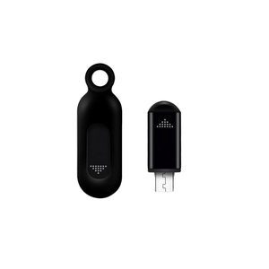 Télécommande universelle portable infrarouge sans fil à code d'apprentissage automatique, commande vocale, métal, 4 boutons, pour usage domestique TV et climatisation - Product Image 1