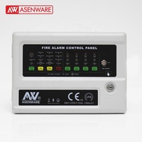 Asenware 4 Zones 2166 Conventionnel série LCD Filaire Système de panneau de commande D'alarme Incendie