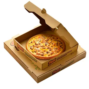 Boîtes à pizza personnalisées, 8 pièces, boîtes à pizza, bon marché, 9/12/14/16/18 pouces, avec logo, vente en gros