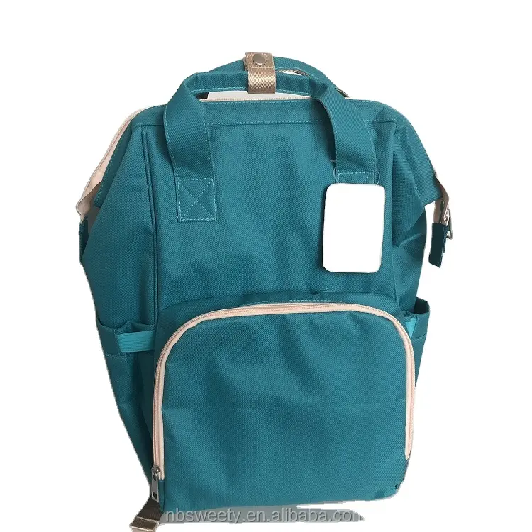 Custom Design Nappy Diaper Backpack Daily Travel Mommy Baby Back Pack Bag