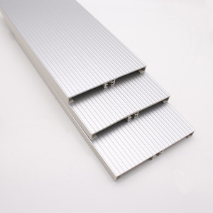 <b>PVC</b> Kitchen Cabinet Kickboard Wave Pattern Silver Black Moisture Proof Water Resistant Easy Installation - Product Image 2