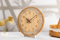 Jam Dinding Kayu Pinus Dekorasi Rumah Kontemporer Jam Dinding Kayu