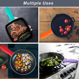 Poignée <span class=keywords><strong>en</strong></span> silicone antidérapante protectrice contre la chaleur pour les poêles <span class=keywords><strong>en</strong></span> <span class=keywords><strong>fonte</strong></span> <span class=keywords><strong>Lodge</strong></span> - Product Image 4