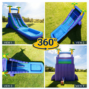 30x15x18FT Commercial Grade PVC <strong>Large</strong> Inflatable <strong>Slide</strong> Outdoor Adult Kids Backyard Inflatable Water <strong>Slide</strong> With <strong>Large</strong> Pool,Blower - Product Image 4