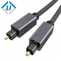 Câble audio toslink en fibre optique numérique, plaqué or, haute qualité, fourniture d'usine