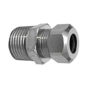 Raccords Bicones Chromés 3/8 x 3/8 (10 mm) pour Becs Sous Évier – Raccord Générique - Product Image 1