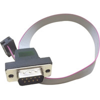 FC-10Pin-terminal de paso de 2,0mm a d-sub, 9 pines, macho, puerto COM, placa base de ordenador, cable de datos deflector serie RS232, 30cm, 0,3 m