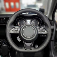 Housse de volant pour Suzuki Jimny Sierra Swift Sport Teszt Baleno 2018-2022 Année Accessoires d'intérieur de voiture