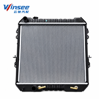 Nouveau radiateur de moteur YunChi pour Toyota HILUX 2.4 1989 MT, radiateur d'huile en aluminium avec garantie de 12 mois