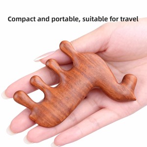 <span class=keywords><strong>Pettine</strong></span> da massaggio in legno di sandalo dorato, novità dell'anno del cavallo, confezione regalo in legno, regalo per le vacanze per gli amici - Product Image 3