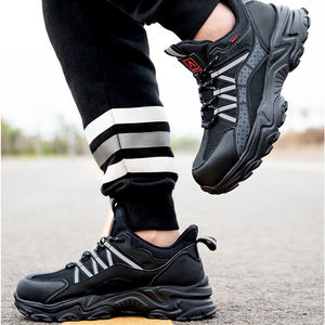 รองเท้าเซฟตี้สำหรับผู้ชายทนทานปรับแต่งได้ผลิตจากโรงงานไม่สามารถทำลายได้พร้อมพื้นรองเท้าตาข่ายสำหรับฤดูหนาวปรับแต่งได้ - Product Image 1