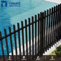 Panneaux de clôture en aluminium modernes et durables, bordure de pelouse, clôture décorative de jardin, sécurité, imperméable, extérieur, faible coût