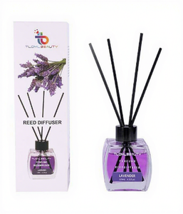 Diffuseur de parfum de luxe 120 ml avec bâtonnets en fibre de verre, huile parfumée longue durée pour voiture - Product Image 4