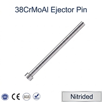Pasadores Expulsores Rectos Nitrurados de Alta Precisión 38CrMoAl para Moldeo por Inyección, Estándar HASCO, de 8.1mm a 9.9mm, Tamaño Personalizado