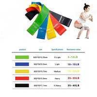 Bandas de Resistencia Personalizadas para Ejercicio, Mini Bandas de Látex en Bucle, Set de Resistencia para Entrenamiento de Fuerza para Adultos